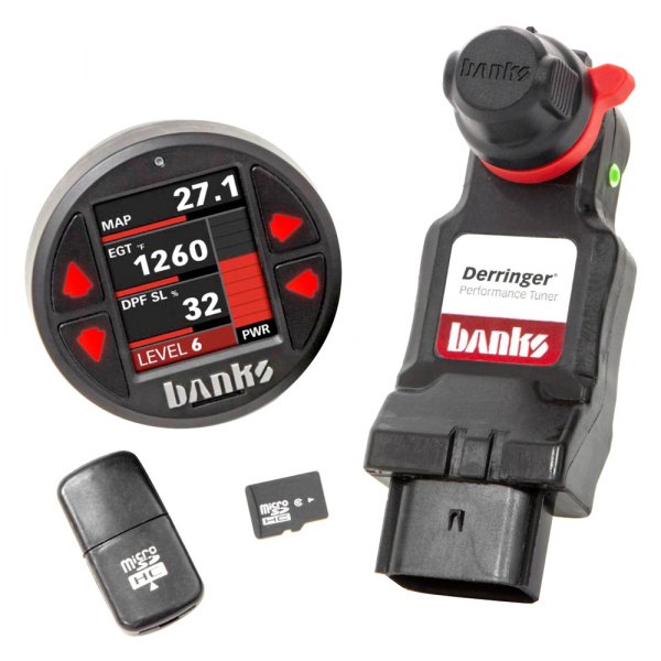 Banks® - Derringer™ Tuner with iDash 1.8 DataMonster™ Monitor and ActiveSafety