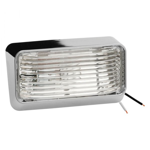 Bargman® - 78 Series Clear Porch Light with Chrome Base