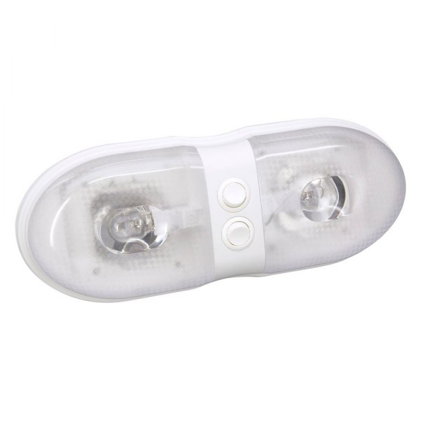 Bargman® - 76 Series Double Interior Light with Lens and Dual Switch