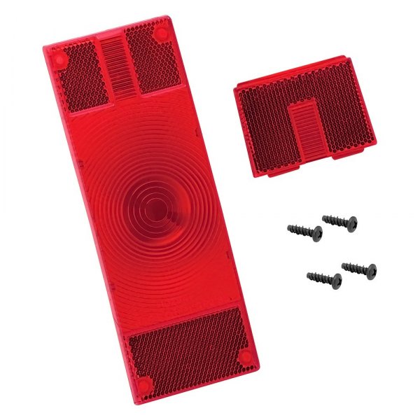 Bargman® - Red Rectangular Lens for Tail, Clearance Marker