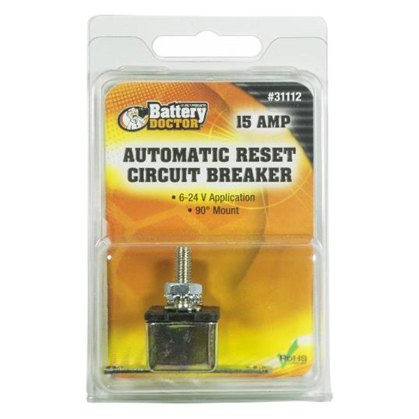 Battery Doctor® - ATO/ATC Fuse Block with Right Angle Circuit Breaker