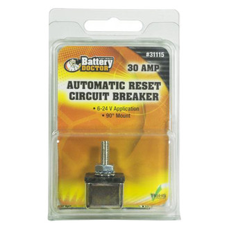 Battery Doctor® - ATO/ATC Fuse Block with Right Angle Circuit Breaker