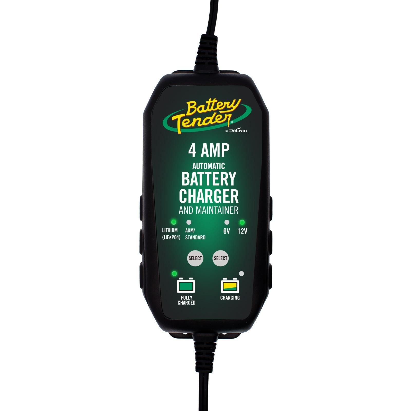 Battery Tender® 022-0209-BT-WH - 4 AMP Power Tender™ 12V/6V 