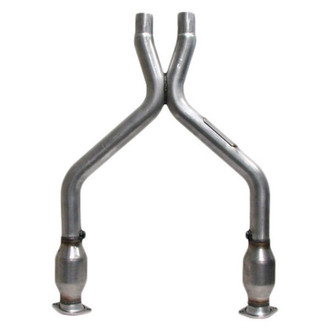 BBK® - Merged Aluminized Steel Short Catted Mid-X-Pipe