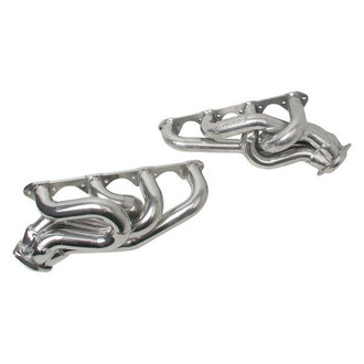BBK® - Tuned Length Steel Silver Ceramic Coated Short Tube Equal Length Exhaust Headers