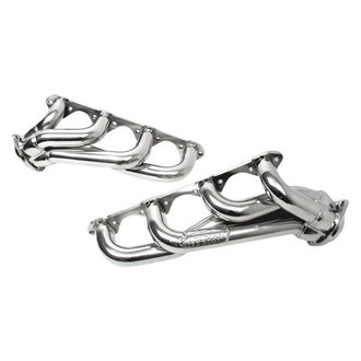 BBK® - Tuned Length Steel Silver Ceramic Coated Short Tube Unequal Length Exhaust Headers