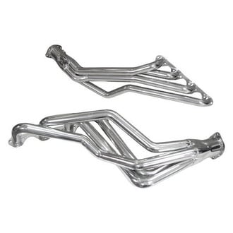 BBK® - CNC Series™ Steel Silver Ceramic Coated Long Tube Exhaust Headers