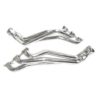 BBK® - CNC Series™ Steel Silver Ceramic Coated Long Tube Exhaust Headers