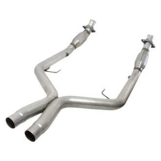 BBK® - Merged Aluminized Steel Short Catted Mid-X-Pipe