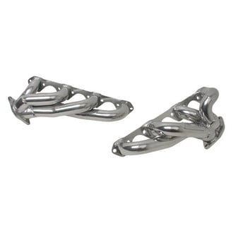 BBK® - Tuned Length Steel Silver Ceramic Coated Short Tube Exhaust Headers