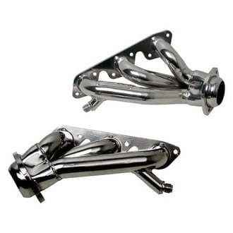 BBK® - Tuned Length Steel Silver Ceramic Coated Short Tube Exhaust Headers