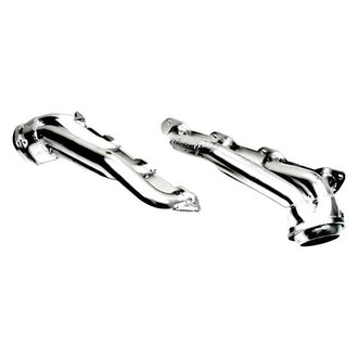 BBK® - Tuned Length Steel Silver Ceramic Coated Short Tube Exhaust Headers