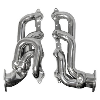 BBK® - Tuned Length Steel Silver Ceramic Coated Short Tube Exhaust Headers