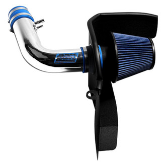 BBK® - Power-Plus Series® Aluminum Chrome Cold Air Intake System with Blue Filter