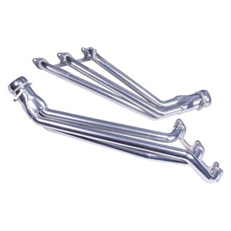 BBK® - CNC Series™ Steel Silver Ceramic Coated Long Tube Exhaust Headers