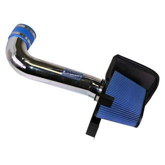 BBK® - Power-Plus Series® Aluminum Chrome Cold Air Intake System with Blue Filter