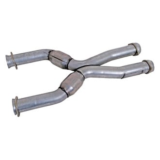 BBK® - Aluminized Steel Short Catted Mid-X-Pipe