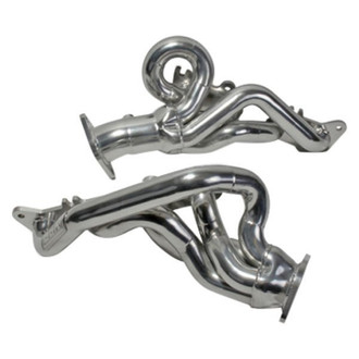 BBK® - Tuned Length Steel Silver Ceramic Coated Short Tube Exhaust Headers