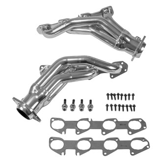 BBK® - Tuned Length Silver Ceramic Coated Short Tube Exhaust Headers