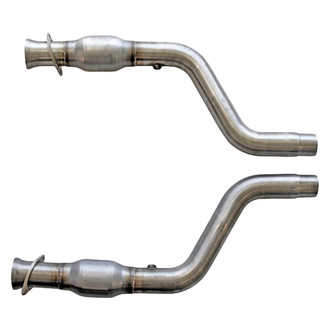 BBK® - Aluminized Steel Short Mid-Pipe with High Flow Catalytic Converters