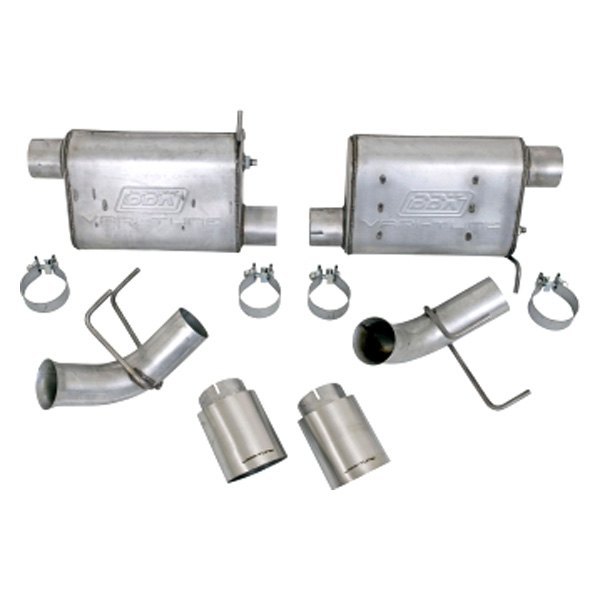 BBK® - Varitune Series™ 304 SS Axle-Back Exhaust System, Ford Mustang