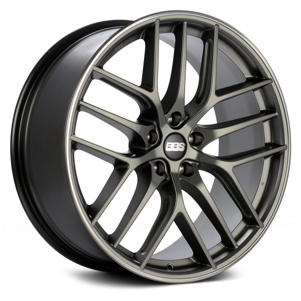 BBS® - CC-R Satin Platinum with Polished Stainless Steel Rim Protector