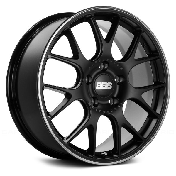 BBS® - CHR Black with Polished Stainless Steel Lip