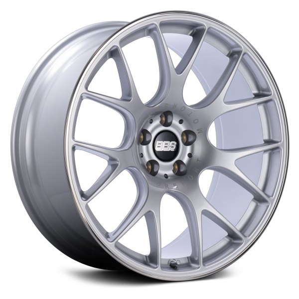 BBS® - CHR Diamond Silver with Polished Stainless Steel Rim Protector