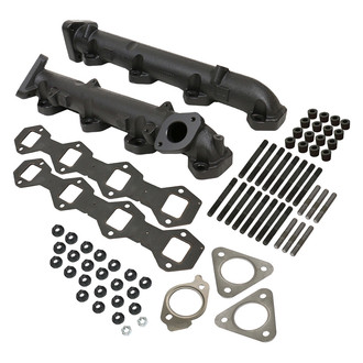 BD Diesel Performance® - Black Coated Exhaust Manifold Kit