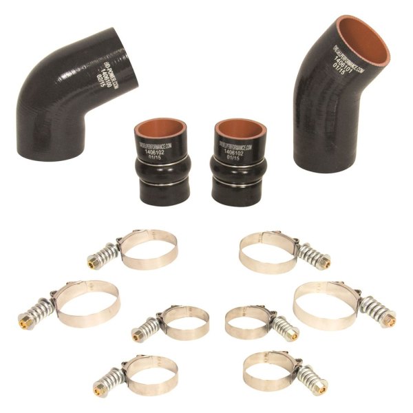 BD Diesel Performance® 1046276 Intake Intercooler Hose & Clamp Kit