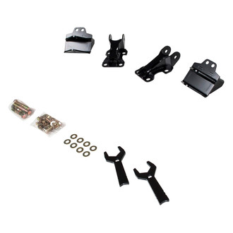 BDS Suspension® - RECOIL Rear Traction Bar Mounting Kit
