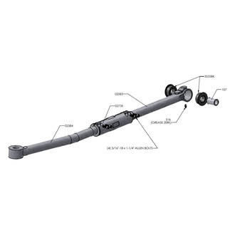BDS Suspension® - Front Adjustable Track Bar