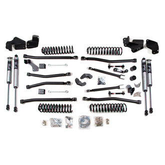 BDS Suspension® - 4" x 4" Long Arm Front and Rear Suspension Lift Kit
