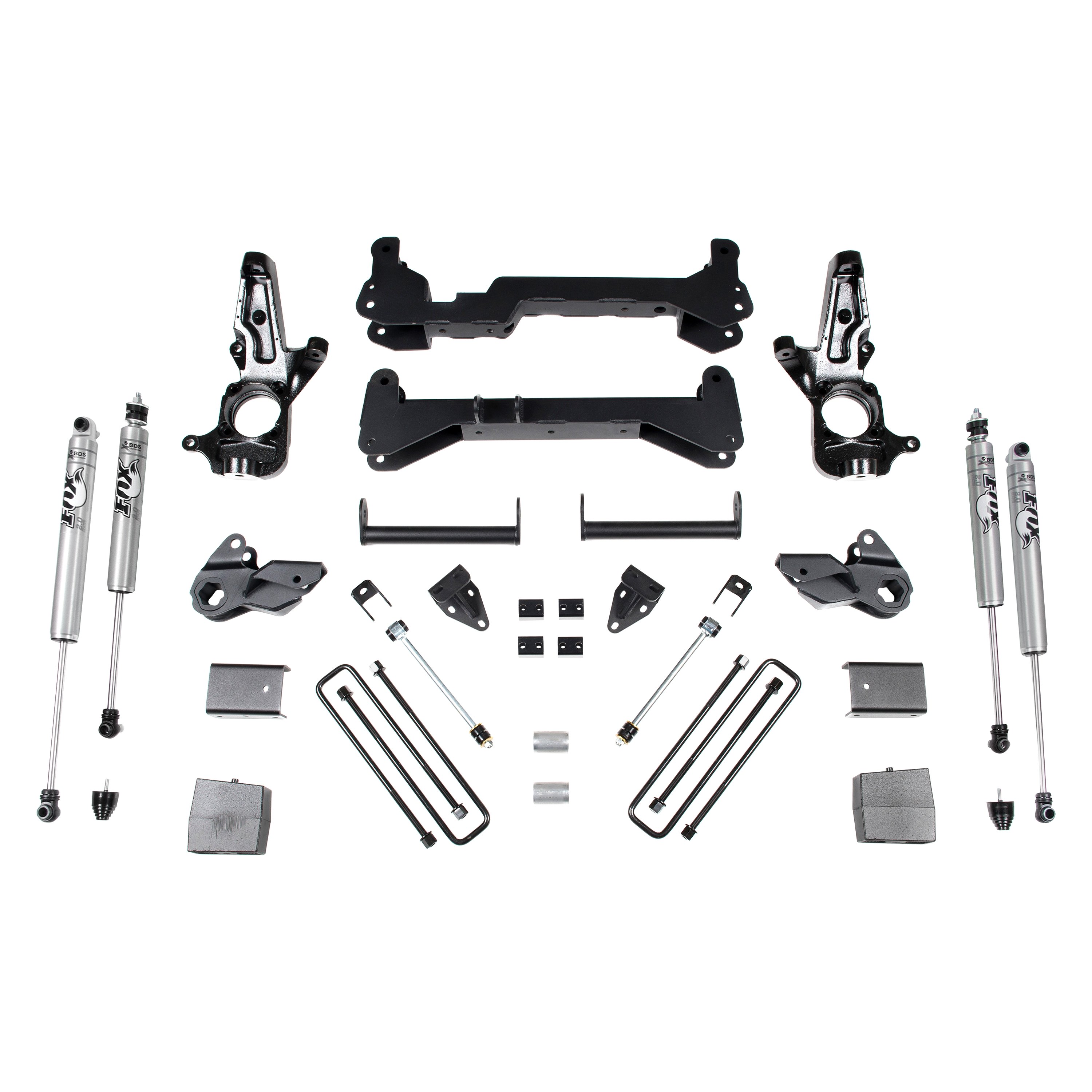 BDS Suspension® GMC Sierra 2500 2008 7" x 5" Standard Front and Rear