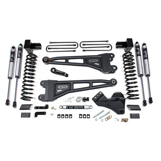 BDS Suspension® - 4" x 2.5" Radius Arm Front and Rear Suspension Lift Kit