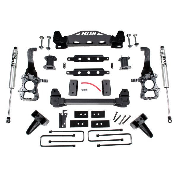 BDS Suspension® 1522H - 6" X 4" Standard Front And Rear Suspension Lift Kit