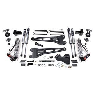 BDS Suspension® - 4" x 2" Radius Arm Front and Rear Suspension Lift Kit