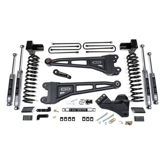 BDS Suspension® - 4" Radius Arm Front and Rear Suspension Lift Kit