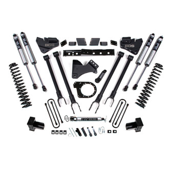 BDS Suspension® - 6" x 4" 4-Link Front and Rear Suspension Lift Kit