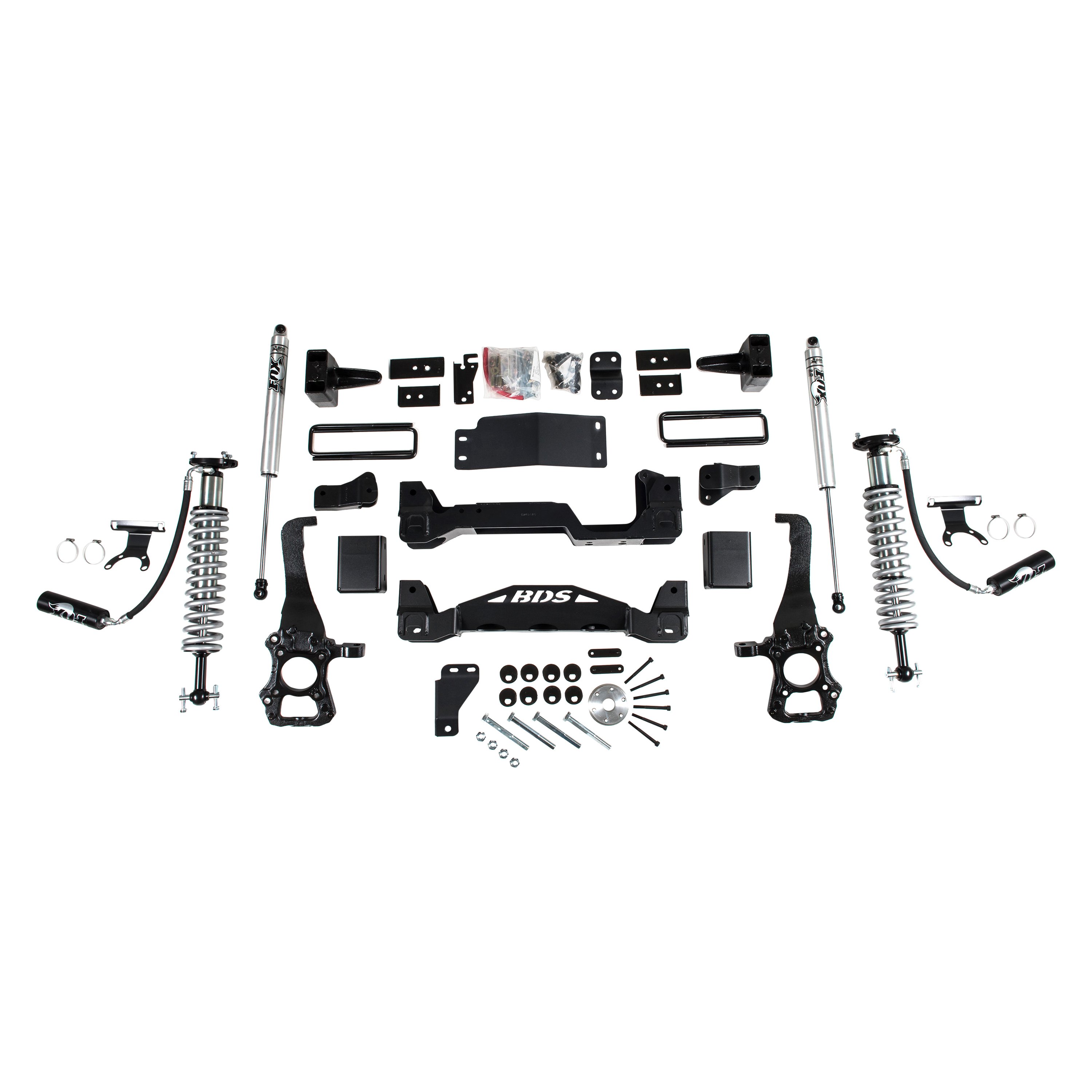 BDS Suspension® Ford F150 4WD 2017 6" x 4" Standard Front and Rear