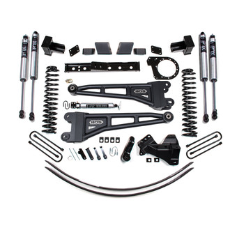 BDS Suspension® - 6" Radius Arm Front and Rear Suspension Lift Kit