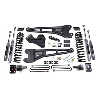 BDS Suspension® - 4" Radius Arm Front and Rear Suspension Lift Kit