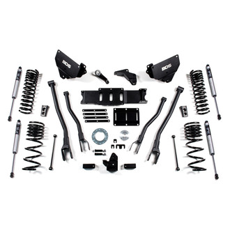 BDS Suspension® - 6" x 4.5" 4-Link Front and Rear Suspension Lift Kit
