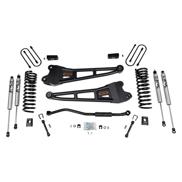 BDS Suspension® 1622H 3" x 2" Radius Arm Front and Rear Suspension
