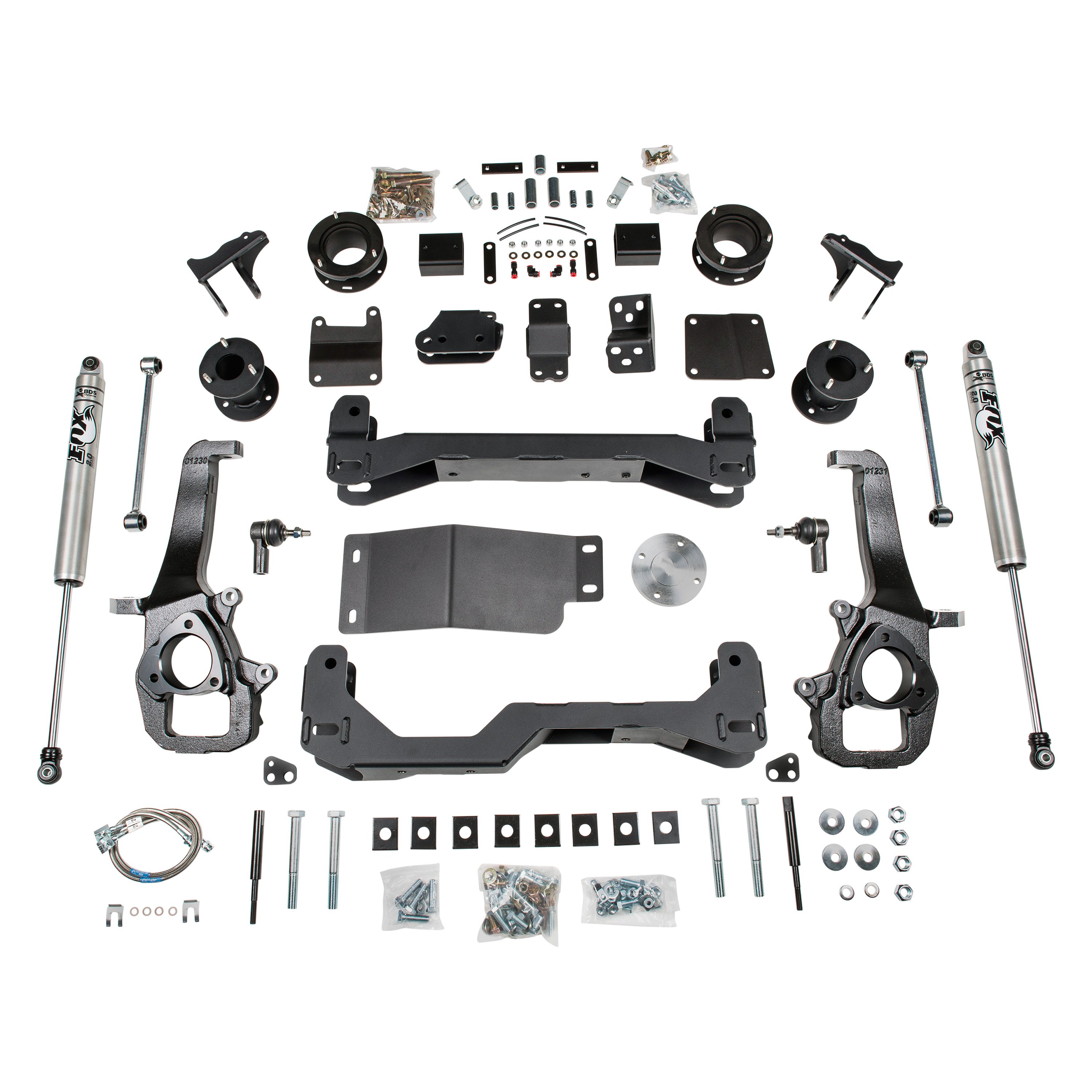 BDS Suspension® 1623H 4" x 2.5" Standard Front and Rear Suspension