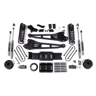 BDS Suspension® - 4" x 3" Radius Arm Front and Rear Suspension Lift Kit