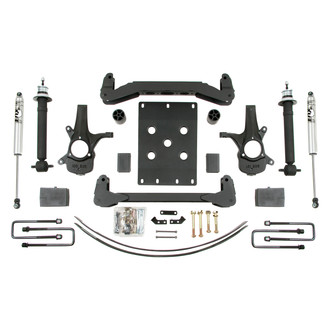 BDS Suspension® - 6" x 5.5" Standard Front and Rear Suspension Lift Kit