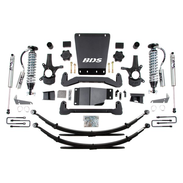 BDS Suspension® 177F 6" x 4" Standard Front and Rear Suspension Lift Kit