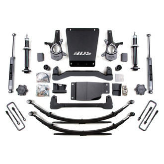 BDS Suspension® - 6" x 5.5" Standard Front and Rear Suspension Lift Kit