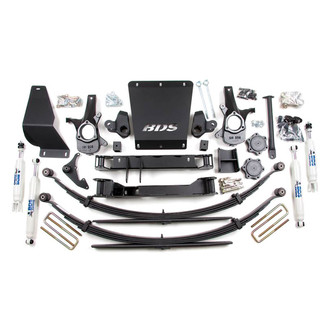 BDS Suspension® - 6" x 5.5" Standard Front and Rear Suspension Lift Kit